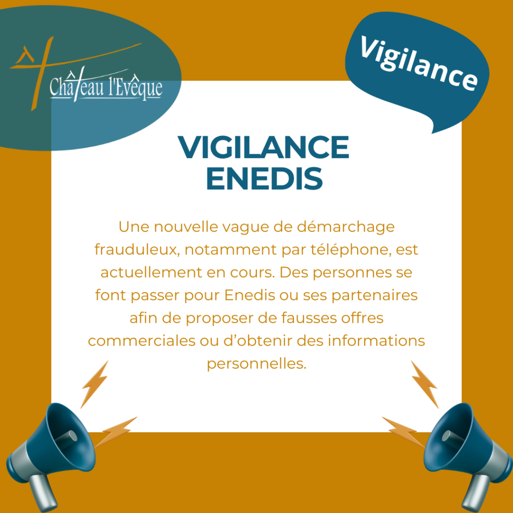 Vigilance démarchage Enedis