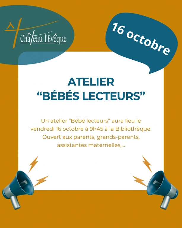 ATELIER BÉBÉS LECTEURS mairie_chateau_leveque_dordogne