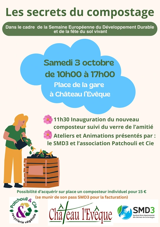 Les secrets du compostage(1) mairie_chateau_leveque_dordogne